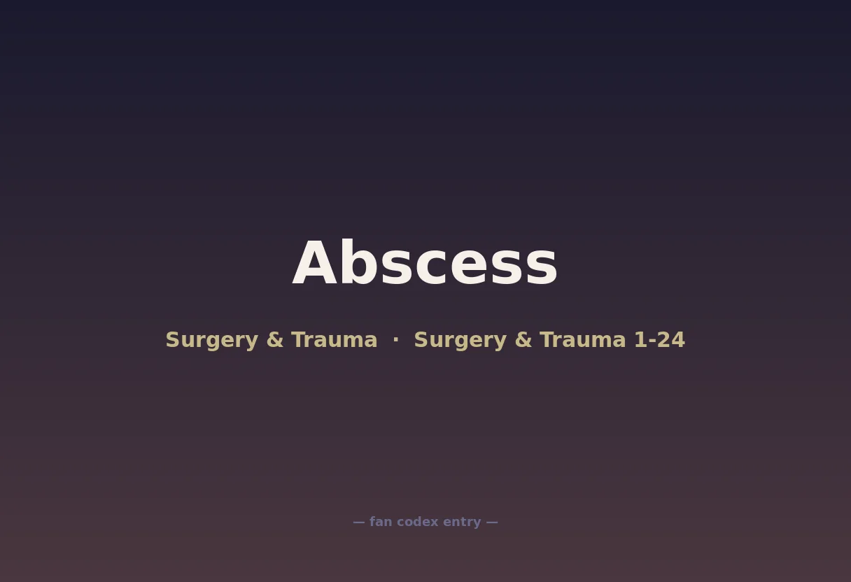 Abscess