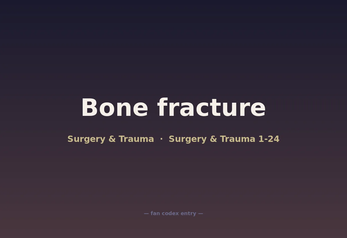 Bone fracture