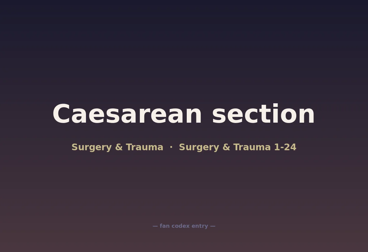 Caesarean section
